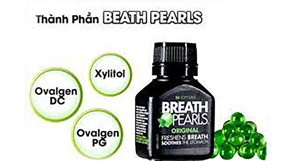 Breath pearls - viên thuốc chống hôi miệng hiệu quả