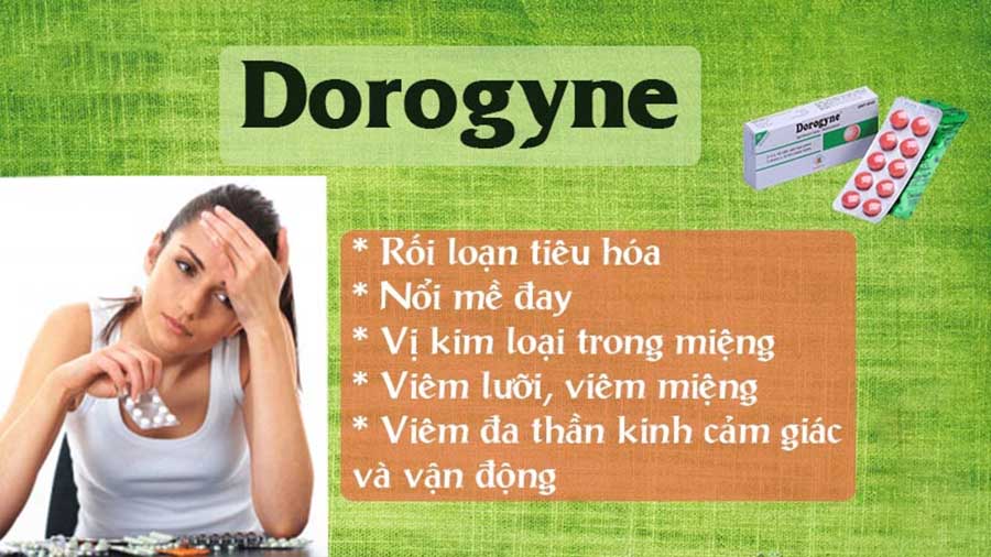 Tác dụng phụ của thuốc dorogyne